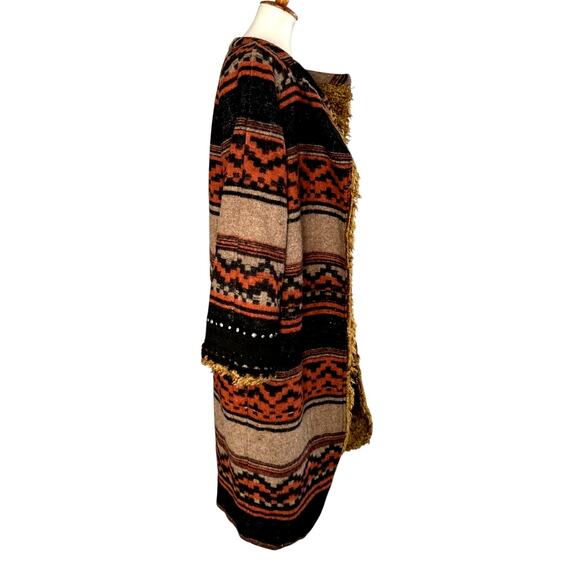 Early Y2K Another Important Culture Reversible Wool & Shearling Coat – M - Picture 9 of 12